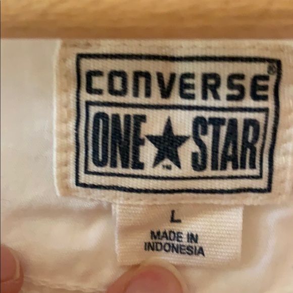 Converse one star beach white cover up size large - Picture 4 of 6